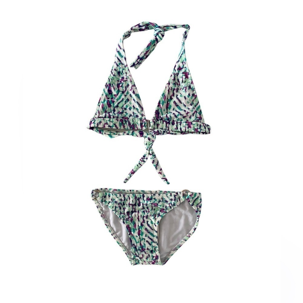 Shoshanna Girls Ring Bikini Tie Dye 4 NWT